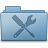 Utilities Folder Blue Icon